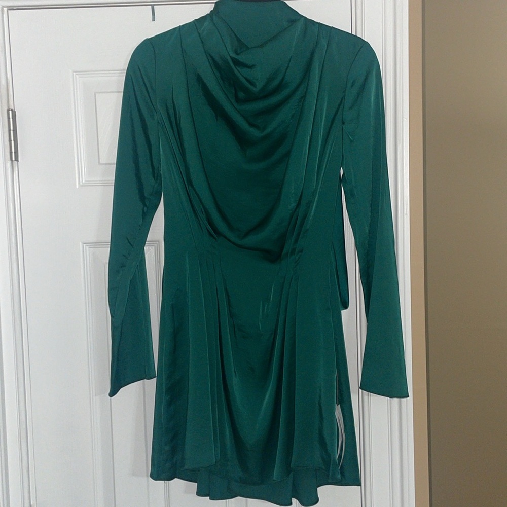 ASOS Satin Drape mini dress - Picture 5 of 7